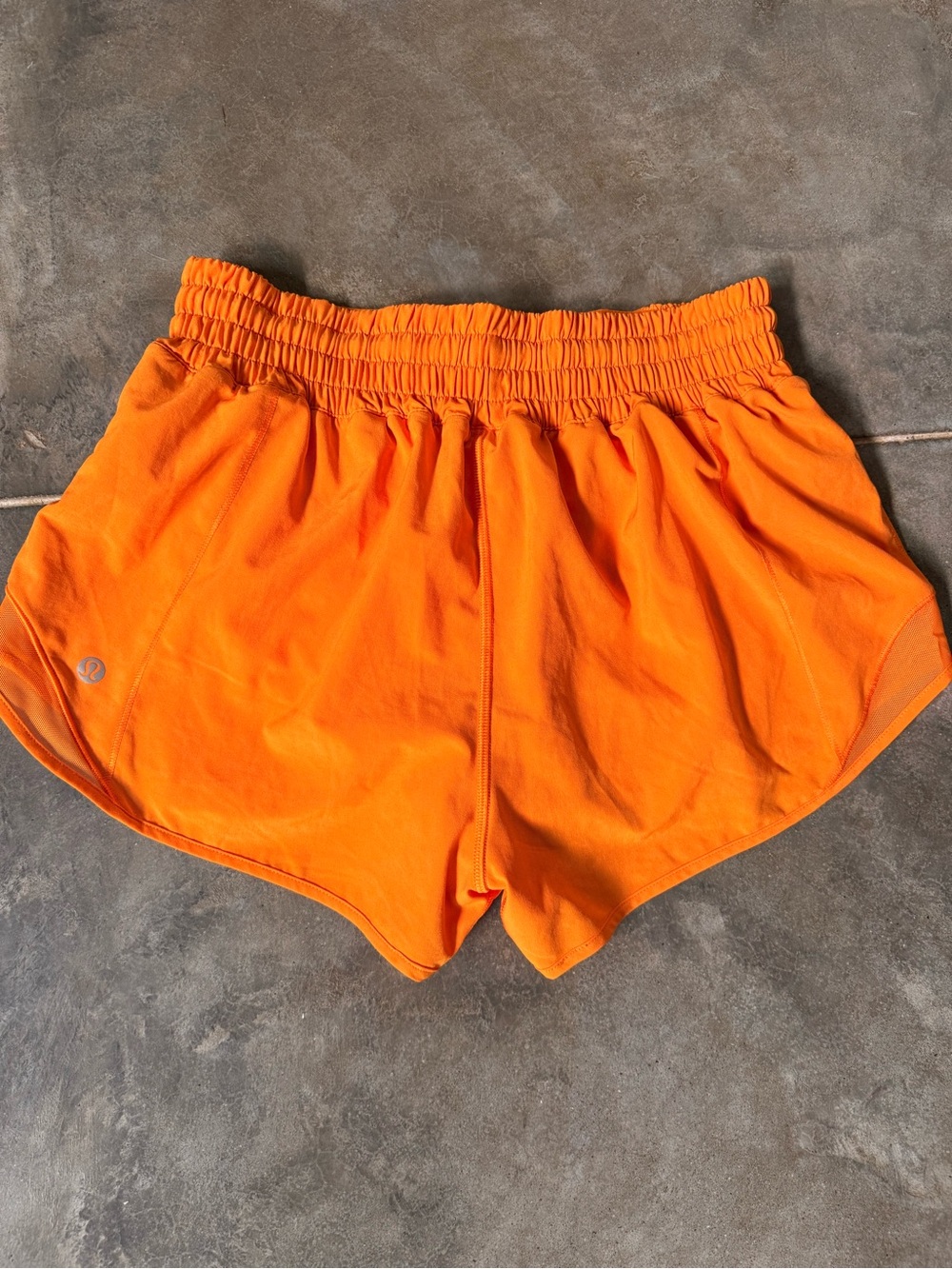 lululemon athletica Bright Orange Women's Athletic Shorts